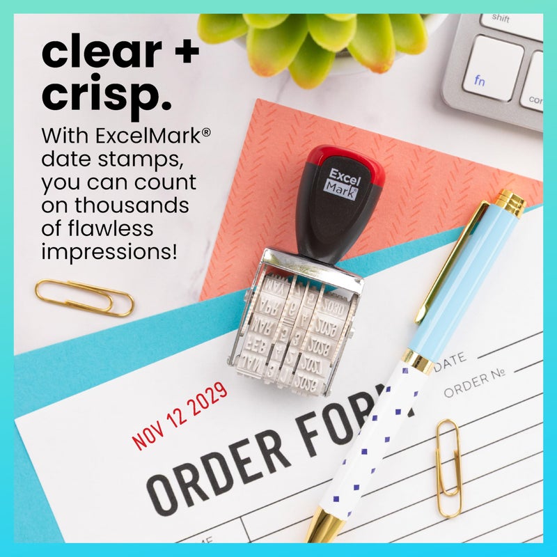 ExcelMark #1.5 Rubber Stamp Line Dater - Image 3